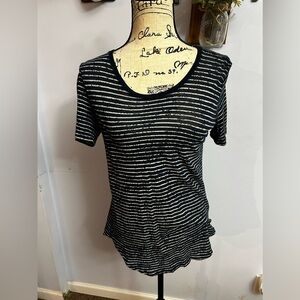 ATM top burn out lightweight stripped nautical navy coastal chic